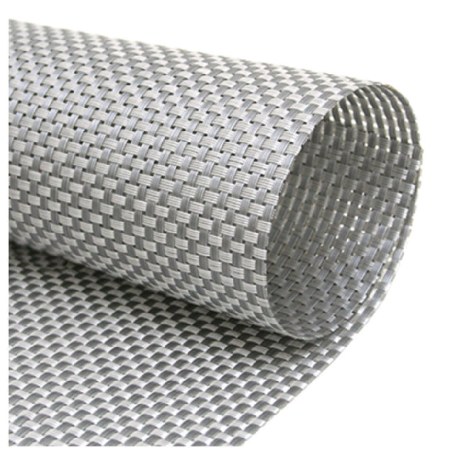 FOH XPM075SIV83 Metroweave® Placemat 16" X 12" Rectangle