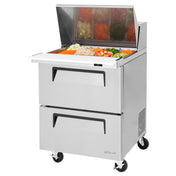 Turbo Air TST-28SD-12-D2-N Super Deluxe Sandwich/Salad Mega Top Unit One-section