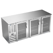Beverage Air BB78HC-FG-S - Refrigerated Food Rated Back Bar Storage Cabinet, Three-section