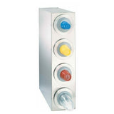 Dispense-Rite BFL-R-4SS - Cup Dispensing Cabinet, 32-1/2"H X 8-1/8"W X 23"D, Interchangeable Gasket