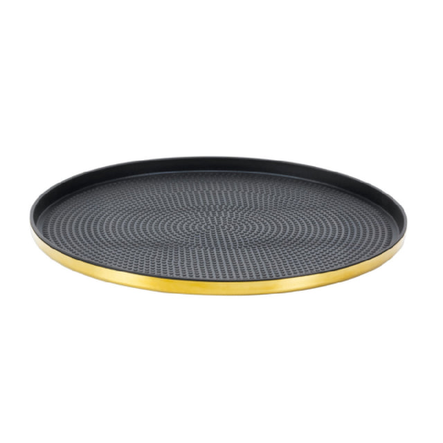 Service Ideas TRME12RIVG Insert Tray 12" Dia. X 0.63"H Non-slip Tray