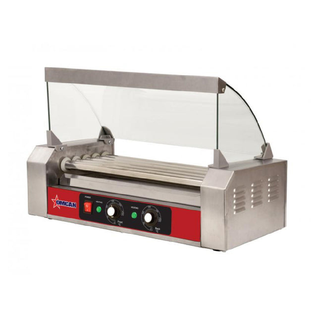 Omcan 44154 (44154) Sneeze Guard For 9-roller Hot Dog Grill Model 44133 (FW-CN-0009E)