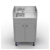 Winholt STCT-BHD2436PUMP-KG - Hand Sink, Mobile, 1-compartment