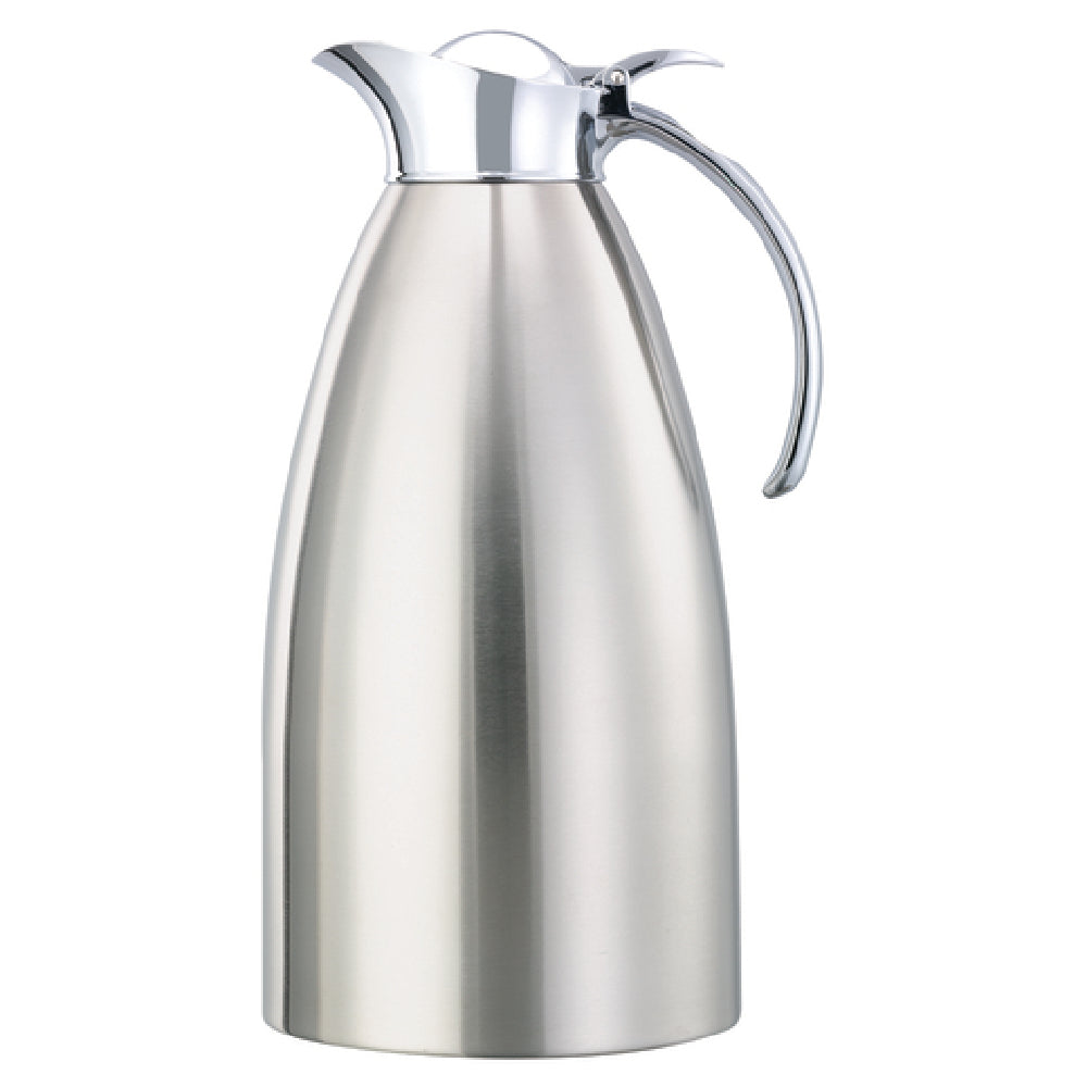 Service Ideas 982C20BS Carafe 2 Liter (67.6 Oz.) 5-1/2" X 6-1/2" X 10-1/2"