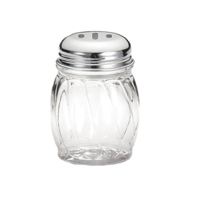Tablecraft P260SL Shaker 6 Oz. Swirl Polycarbonate Jar (dishwasher Safe)