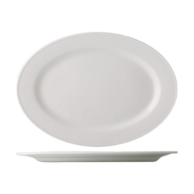 CAC China EVT-14 Everest Platter 12-3/4"L Oval
