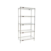 Eagle S5-74-1842Z Starter Shelving Unit 5-tier 42"W X 18"D X 74"H