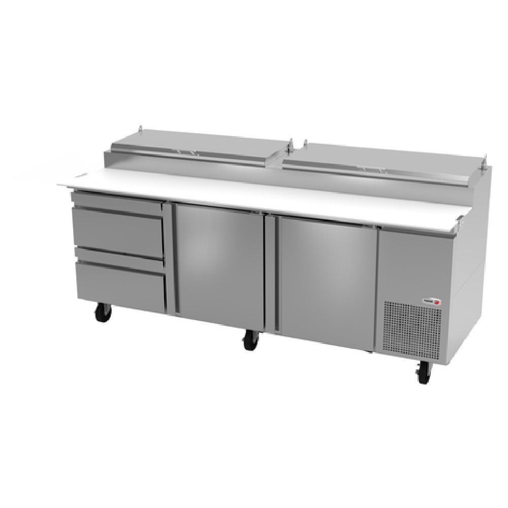 Fagor Refrigeration FPT-93-D2 19055003 Refrigerated Pizza Prep Table 93"W 26.5 Cu.ft. Capacity