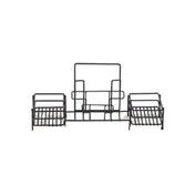 GET Enterprises 4-931852 Clipper Mill Compartment Caddy 15" X 4-1/2" X 6-3/4" 3-compartment