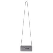 Thunder Group SLCS3174 Beverage Chain Sign "Coffee" 3-1/2"L X 1-3/4"H