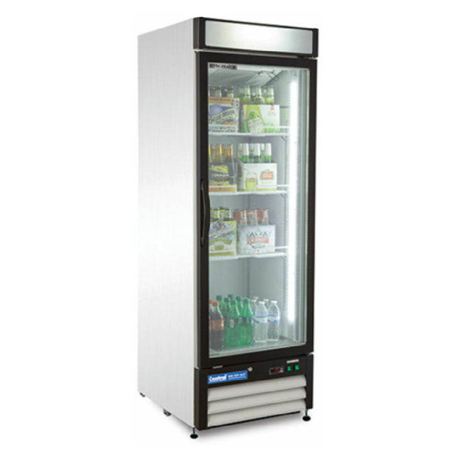 Hubert 68398 - Kratos® Merchandiser, 27"W X 32"D X 79"H, 1 Swing Glass Door
