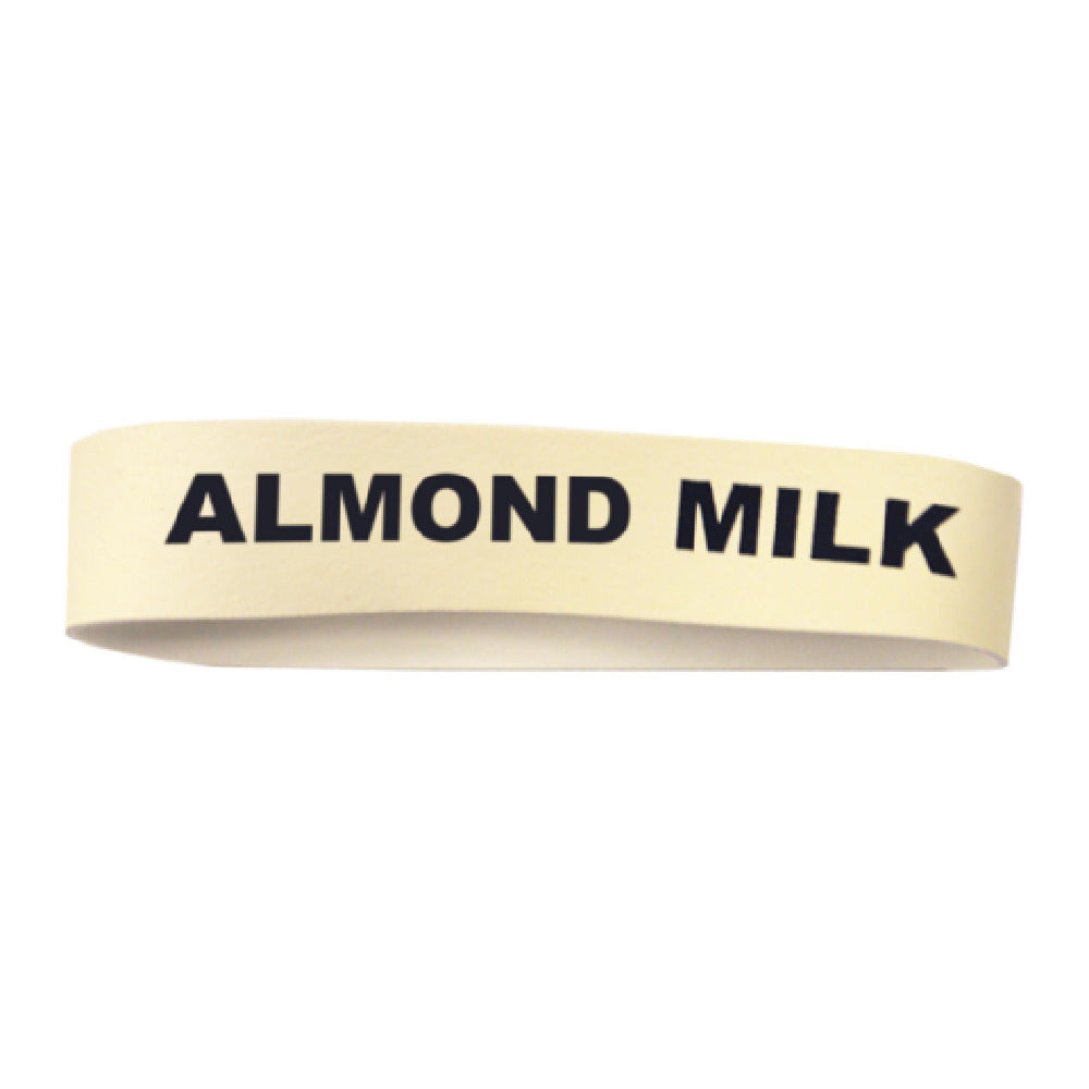 Service Ideas FBALMONDMILK Service Ideas Flavor Band Rubber Band Almond Milk White