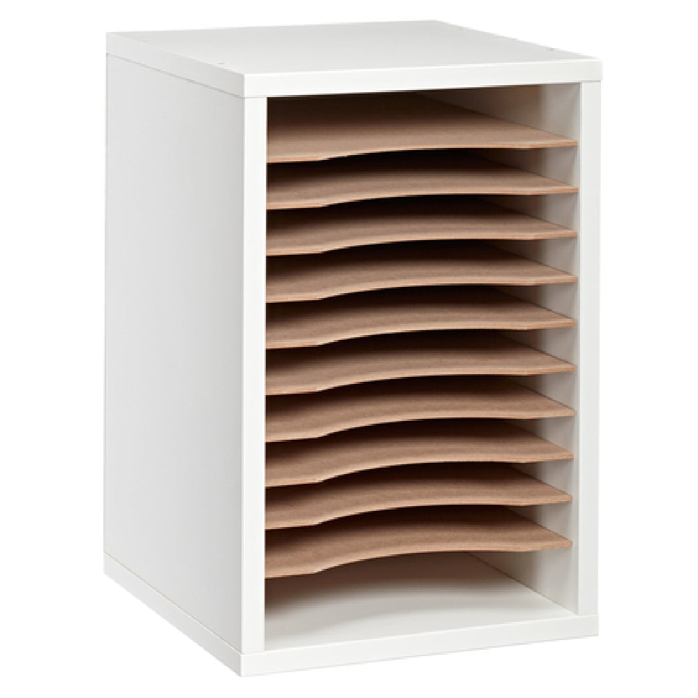 Alpine Industries ADI500-11-WHI Vertical Paper Sorter/Literature File Organizer