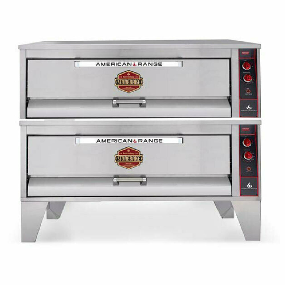 American Range A-602 Stonebake Pizza Oven Gas Double Deck