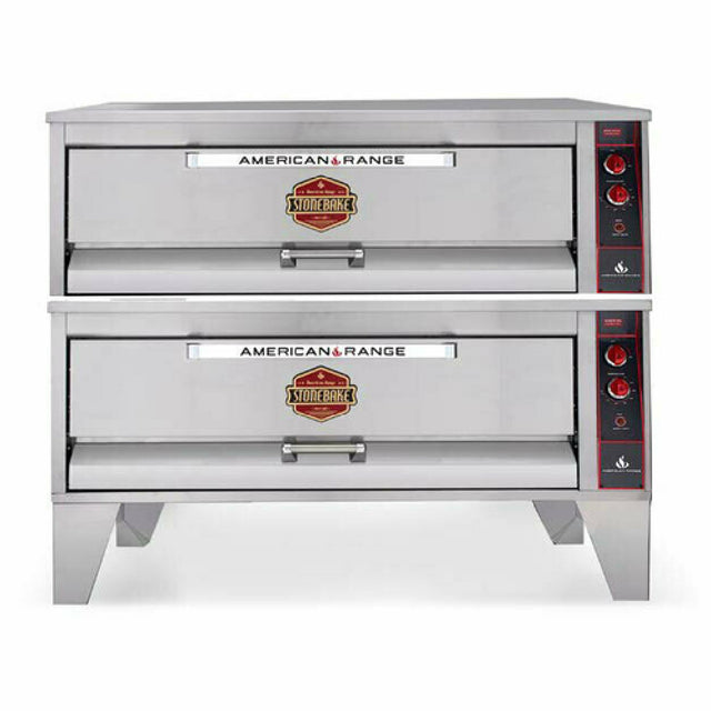 American Range A-602 Stonebake Pizza Oven Gas Double Deck