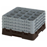 Cambro 16S900167 Camrack® Glass Rack With (4) Soft Gray Extenders Full Size
