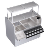Krowne KRPT-54BRP-10 Royal Series Underbar Ice Bin/Cocktail Station Pass-thru Combo