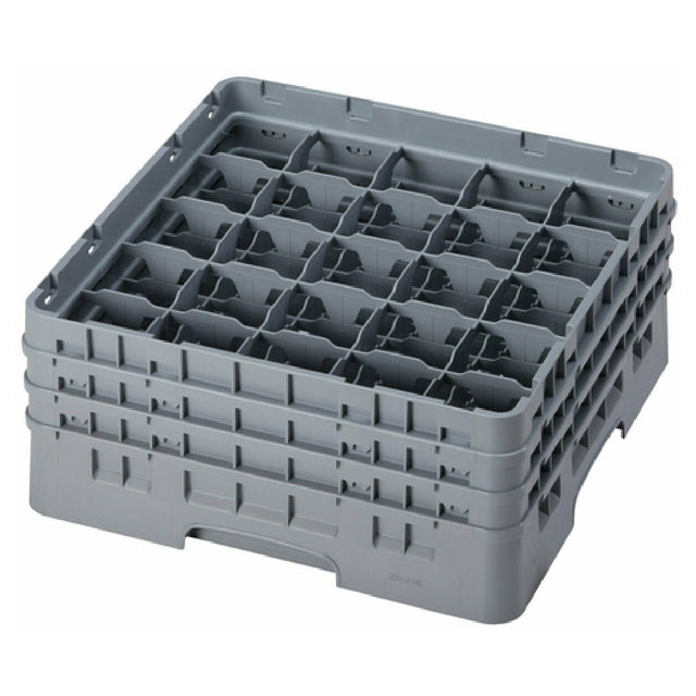 Cambro 25S638151 Camrack® Glass Rack With (3) Soft Gray Extenders Full Size
