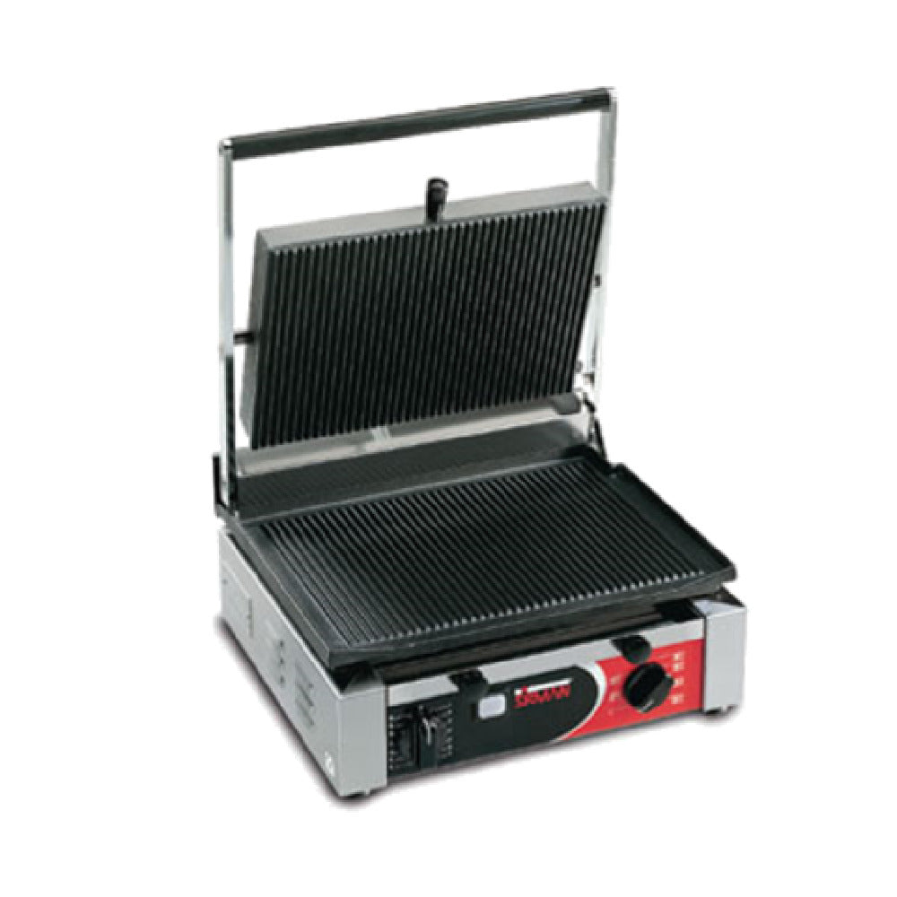 Sirman 34A2301105SI CORT RR Panini Grill Single Grooved Top & Grooved Bottom