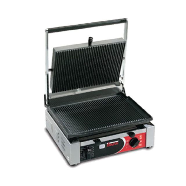 Sirman 34A2301105SI CORT RR Panini Grill Single Grooved Top & Grooved Bottom