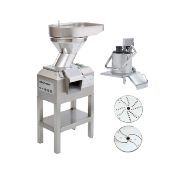 Robot Coupe CL60E2HEAD E-Series Commercial Food Processor Includes: Vegetable Prep Attachment With Automatic Feedhead & Pusher Feedhead