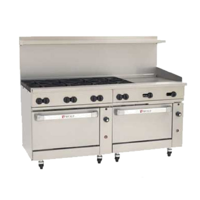 Wolf C72CC-8B24G_NAT Challenger XL™ Restaurant Range 72" Gas