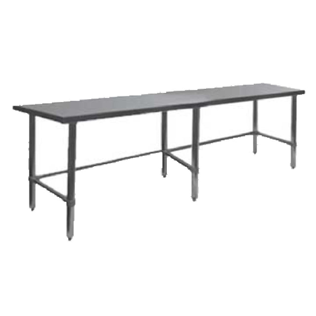 GSW USA WT-P2484B Premium Work Table 84"W X 24"D X 35"H 16/304 Stainless Steel Top
