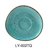 Yanco LY-002TQ Lyon Saucer 6-1/2"L X 3/4"H Freeform