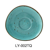 Yanco LY-002TQ Lyon Saucer 6-1/2"L X 3/4"H Freeform