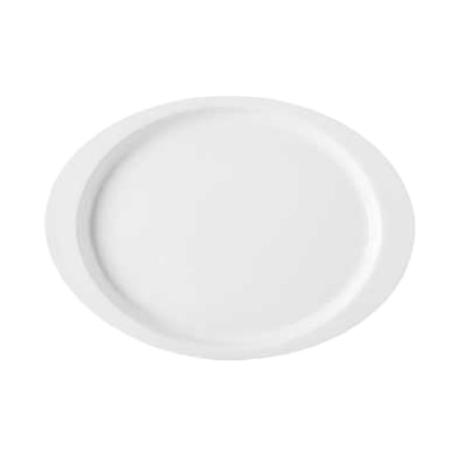 GET Enterprises OP-145-DW Diamond White™ Platter 14-3/4"L X 10-1/2"W Oval