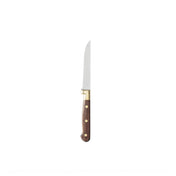 Fortessa 1.5.STK.NS.285 Steak Knife Natural Wood And Brass Non Serrated (12 Each Per Case)