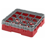 Cambro 16S318163 Camrack® Glass Rack With Soft Gray Extender Full Size