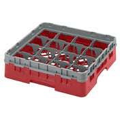 Cambro 16S318163 Camrack® Glass Rack With Soft Gray Extender Full Size