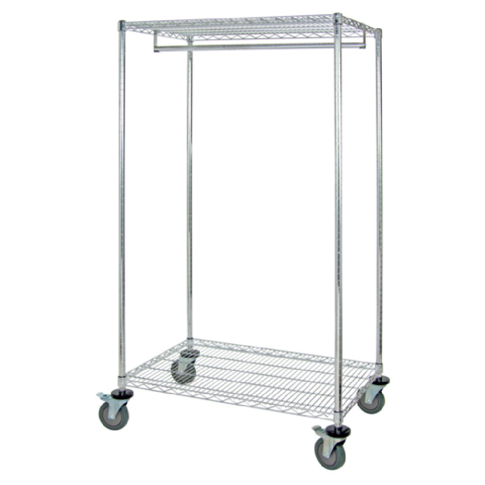 Quantum WRCGR-63-2460 Wire Garment Rack Mobile 60"W X 24"D X 69"H