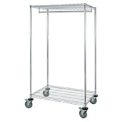 Quantum WRCGR-63-2460 Wire Garment Rack Mobile 60"W X 24"D X 69"H