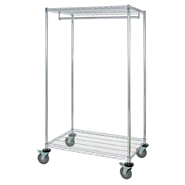 Quantum WRCGR-63-2460 Wire Garment Rack Mobile 60"W X 24"D X 69"H