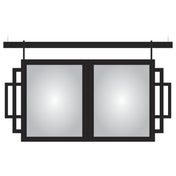 Hubert 78312 - Menu Board, 2-pocket, Hanging