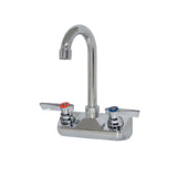 Winholt WS-G.NECK-WH Winholt Goose Neck Faucet Wall Or Splash-mounted 4" Swing Gooseneck Spout