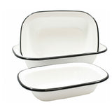 TableCraft Products 80015 - Enamelware Collection™ Serving Pan, 40 Oz., 11" X 8-1/8" X 2-3/8"