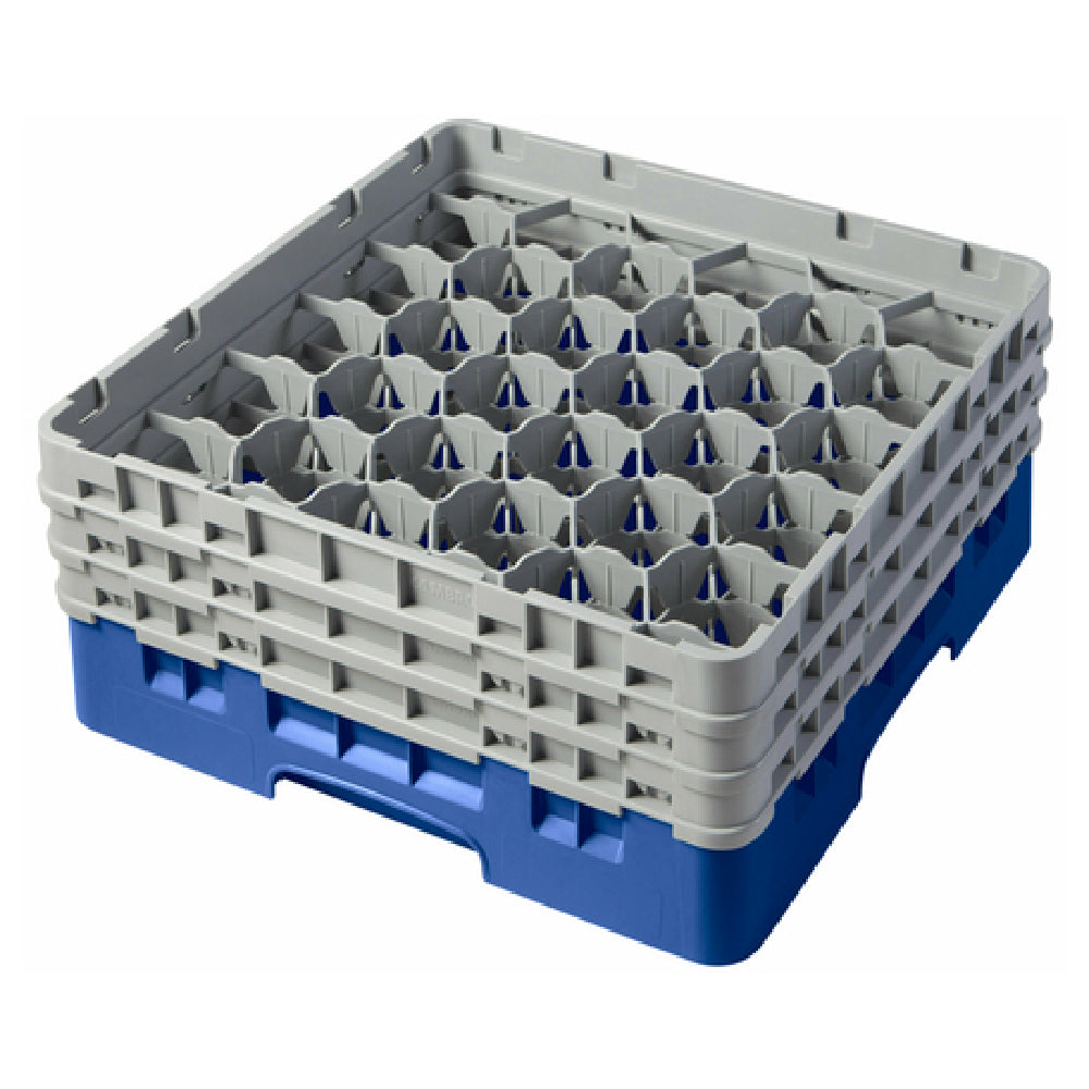 Cambro 30S638168 Camrack® Glass Rack With (3) Soft Gray Extenders Full Size
