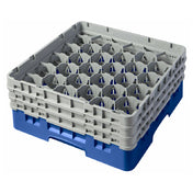 Cambro 30S638168 Camrack® Glass Rack With (3) Soft Gray Extenders Full Size