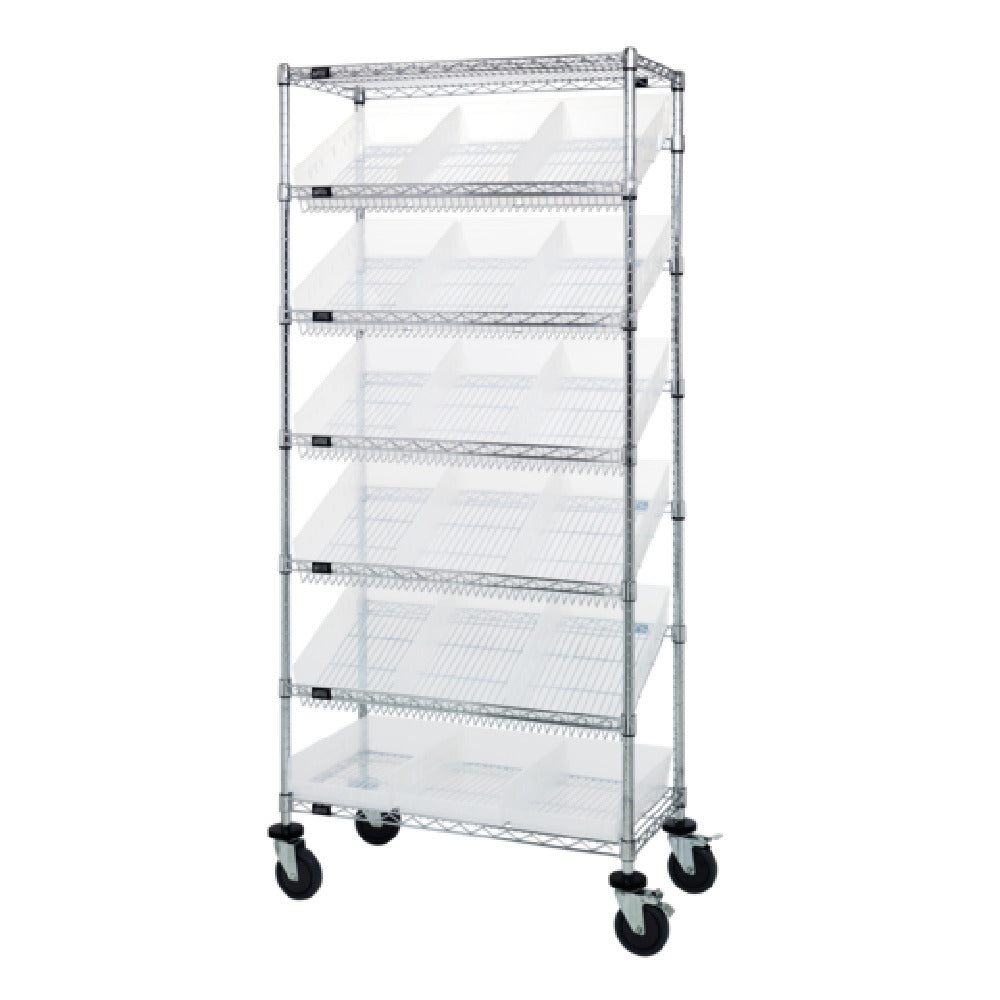 Quantum MWRS-7-110CL Bin Systems Unit Mobile 36"W X 18"D X 80"H