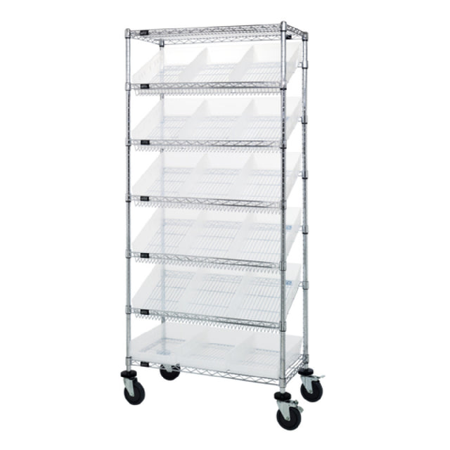 Quantum MWRS-7-110CL Bin Systems Unit Mobile 36"W X 18"D X 80"H