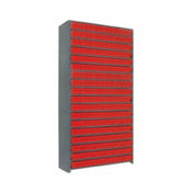 Quantum CL1275-401_GRAY - Shelving Unit, 12"D X 36"L X 75"H, Heavy Duty