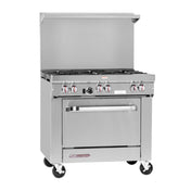 Southbend S36D-2GR_NAT S-Series Restaurant Range Gas 36"