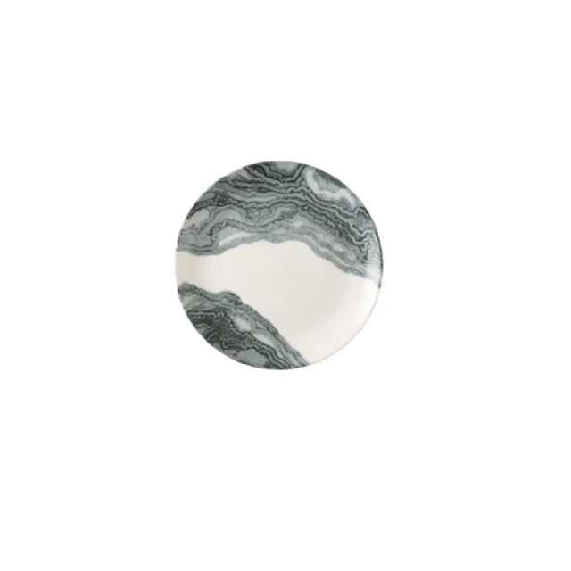 Churchill China TDBKEV101 - Black Evolve Coupe Plate, 10.25", Ceramic