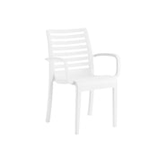 Grosfillex UT954004 Astoria Stacking Armchair 23.6"W X 23.4"D X 34.7"H Technopolymer With Air Molding Technology