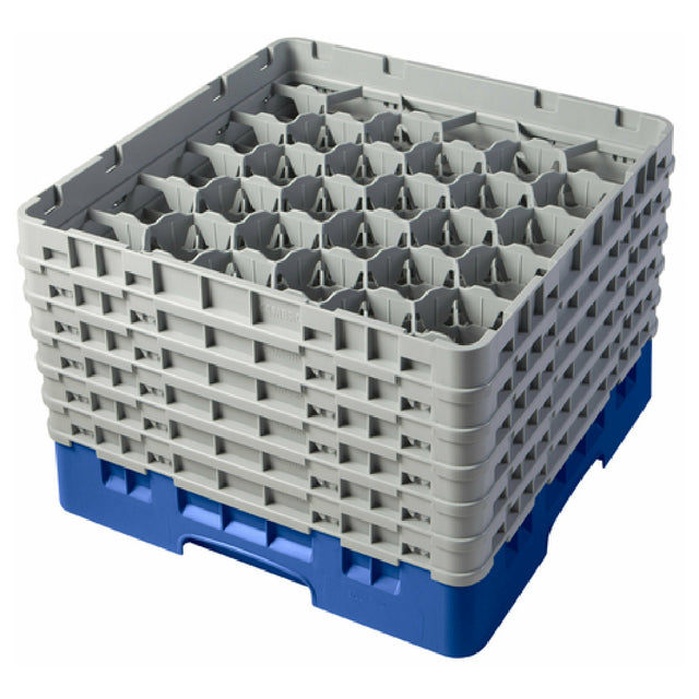 Cambro 30S1114168 Camrack® Glass Rack With (6) Soft Gray Extenders Full Size