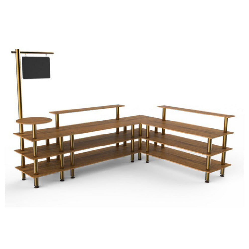 Steelite MGCMLB14BBXF - Breakfast Corner Station, 130.0" X 100.0" X 95.5", Modular