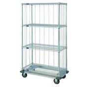 Quantum MD2448C47RE Mobile Enclosure Cart 48"W X 24"D X 81"H Includes: (4) Wire Shelves